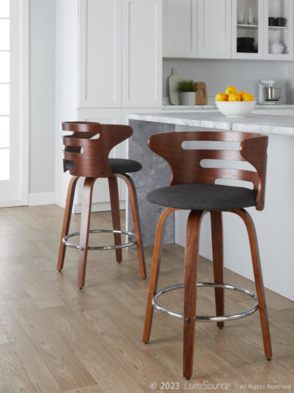 Majestic Office Furniture 26" Fixed-Height Counter Stool - Set of 2