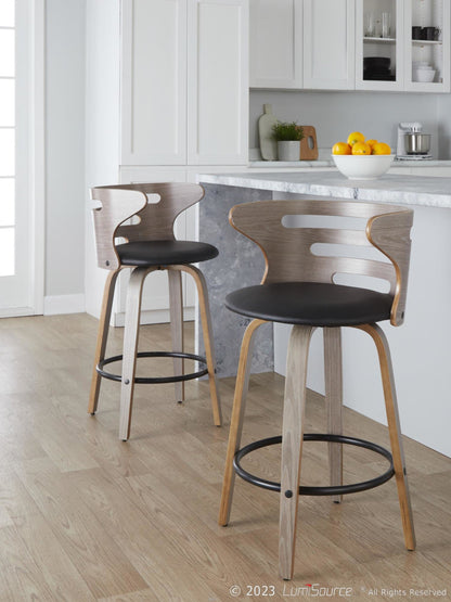 Majestic Office Furniture 26" Fixed-Height Counter Stool - Set of 2