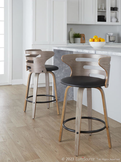 Majestic Office Furniture 26" Fixed-Height Counter Stool - Set of 2
