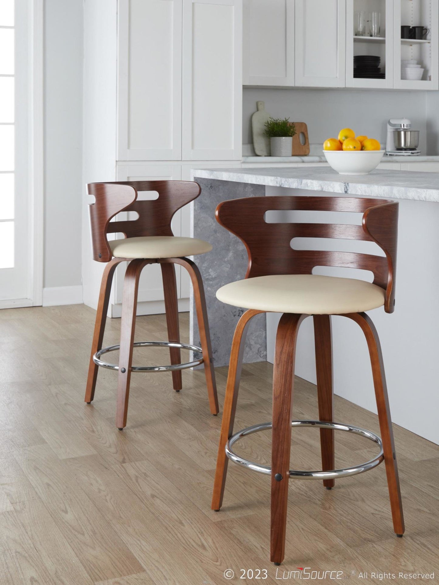 Majestic Office Furniture 26" Fixed-Height Counter Stool - Set of 2