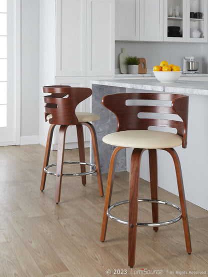 Majestic Office Furniture 26" Fixed-Height Counter Stool - Set of 2