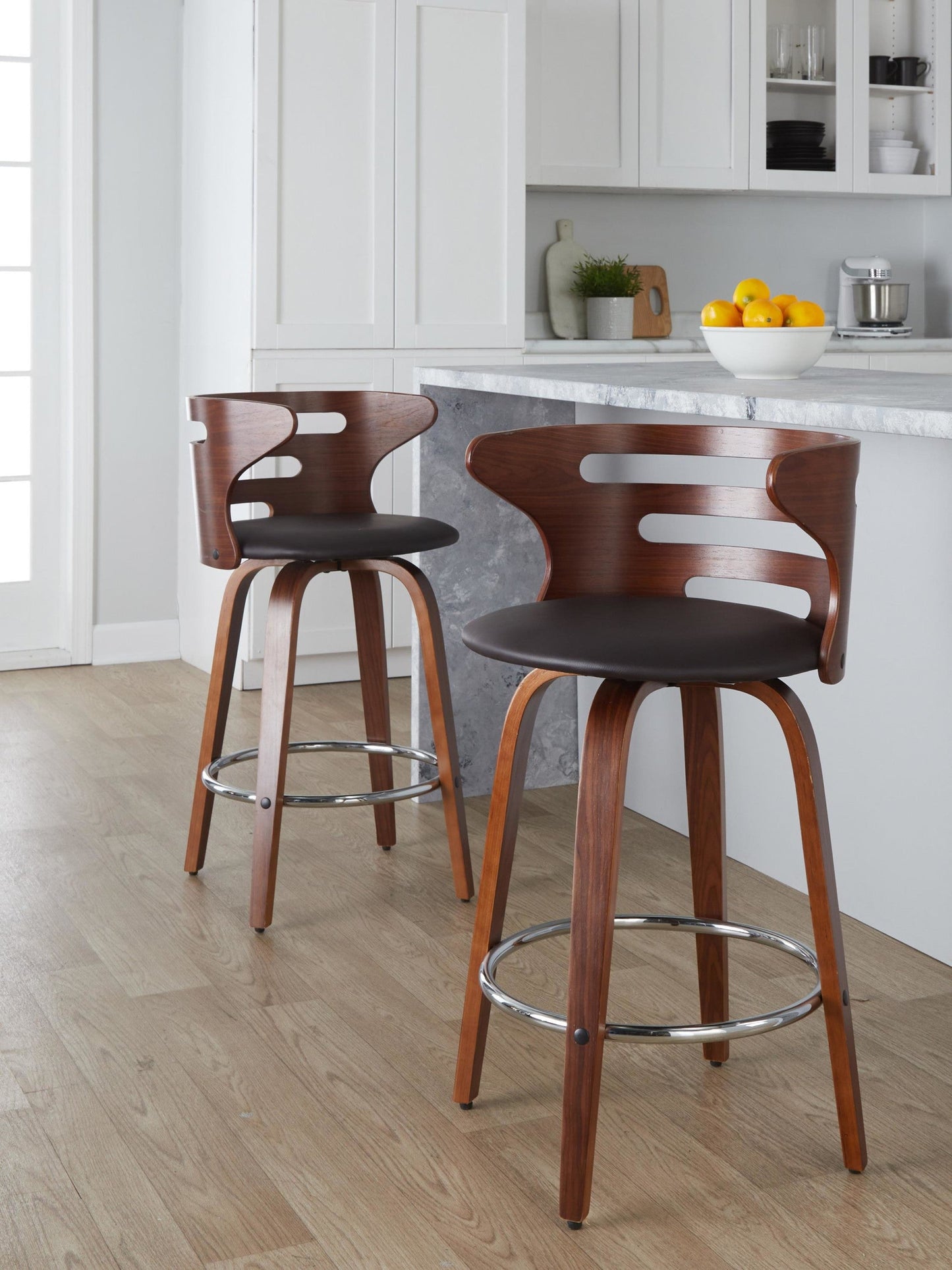 Majestic Office Furniture 26" Fixed-Height Counter Stool - Set of 2