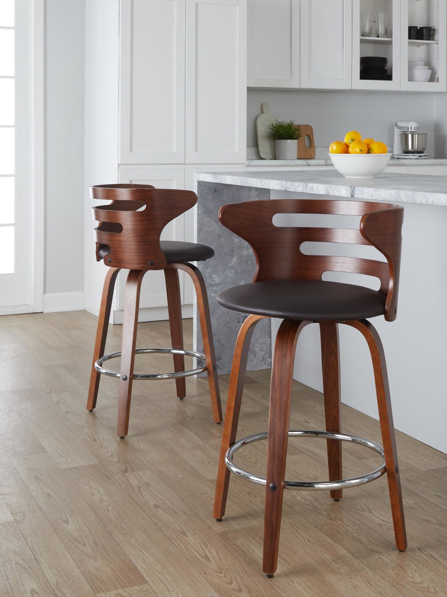 Majestic Office Furniture 26" Fixed-Height Counter Stool - Set of 2