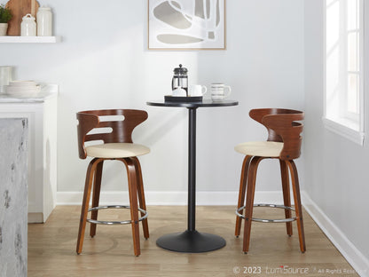 Majestic Office Furniture 26" Fixed-Height Counter Stool - Set of 2