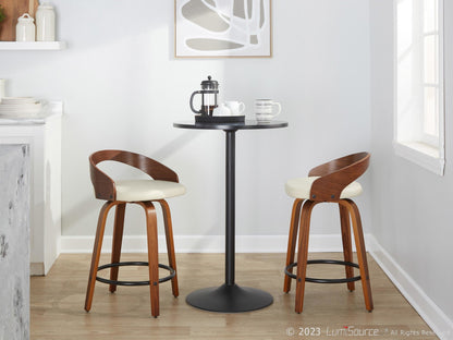 Majestic Office Furniture 24" Fixed-Height Counter Stool - Set of 2