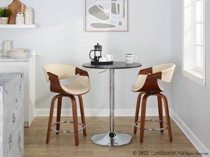 Majestic Office Furniture 24" Fixed-Height Counter Stool - Set of 2