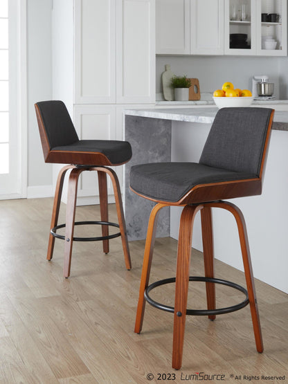 Majestic Office Furniture 26" Fixed-Height Counter Stool - Set of 2