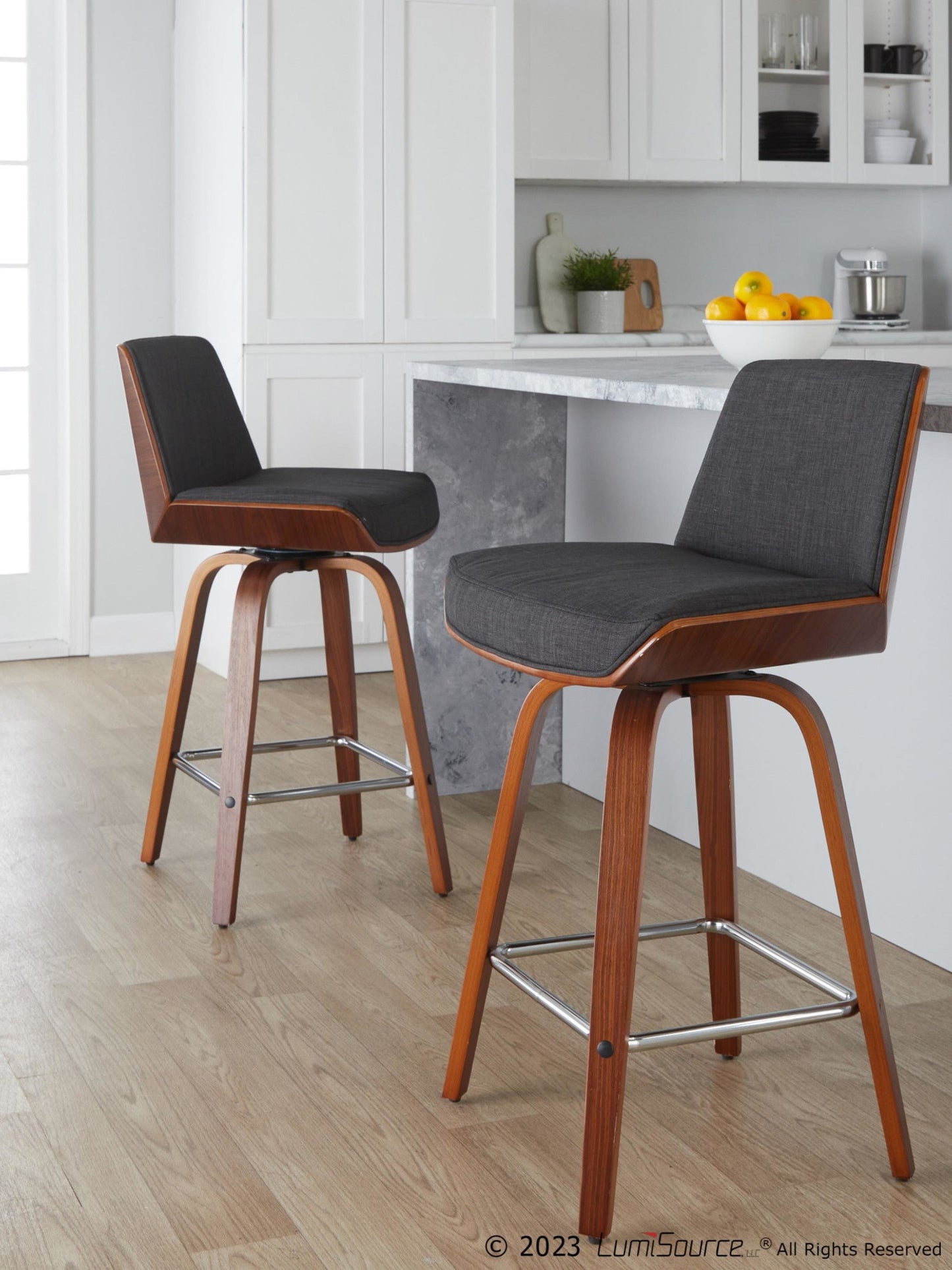 Majestic Office Furniture 26" Fixed-Height Counter Stool - Set of 2