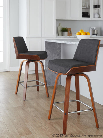 Majestic Office Furniture 26" Fixed-Height Counter Stool - Set of 2