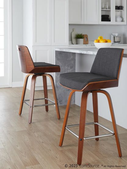 Majestic Office Furniture 26" Fixed-Height Counter Stool - Set of 2