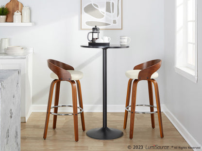 Majestic Office Furniture 30" Fixed-Height Barstool - Set of 2
