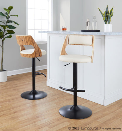 Majestic Office Furniture Adjustable Barstool - Set of 2