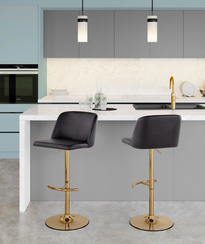 Majestic Office Furniture Adjustable Barstool - Set of 2