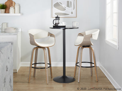 Majestic Office Furniture 30" Fixed-Height Barstool - Set of 2