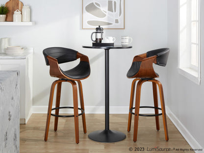 Majestic Office Furniture 30" Fixed-Height Barstool - Set of 2