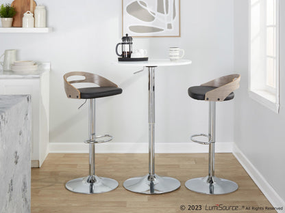 Majestic Office Furniture Adjustable Barstool - Set of 2