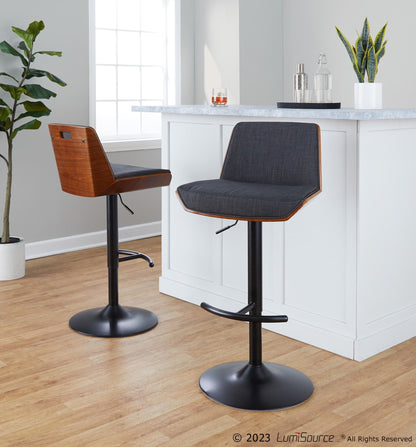 Majestic Office Furniture Adjustable Barstool - Set of 2