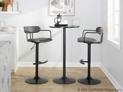 Majestic Office Furniture Adjustable Barstool - Set of 2