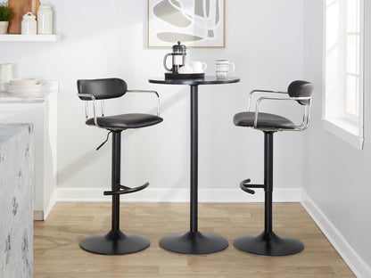 Majestic Office Furniture Adjustable Barstool - Set of 2