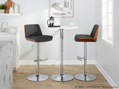 Majestic Office Furniture Adjustable Barstool - Set of 2