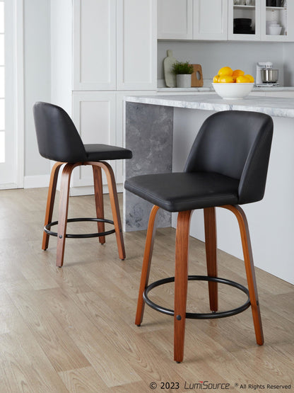 Majestic Office Furniture 24" Fixed-Height Counter Stool - Set of 2
