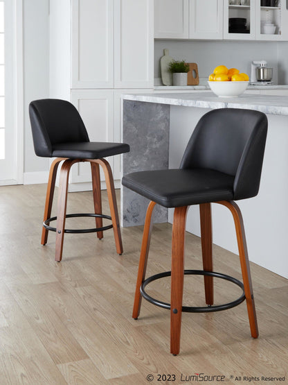 Majestic Office Furniture 24" Fixed-Height Counter Stool - Set of 2