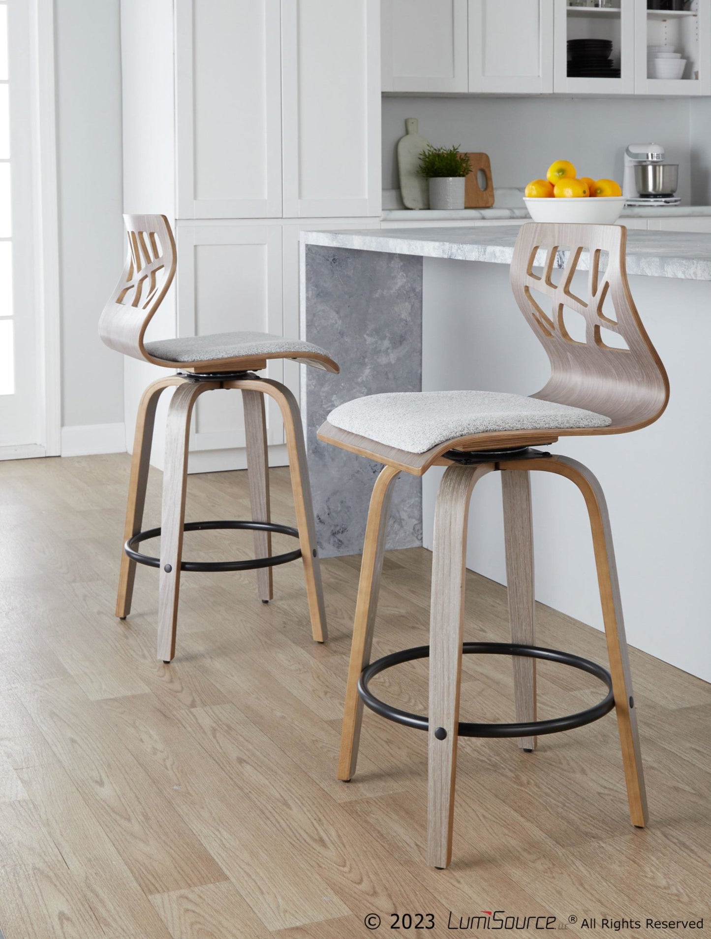 Majestic Office Furniture 26" Fixed-Height Counter Stool - Set of 2