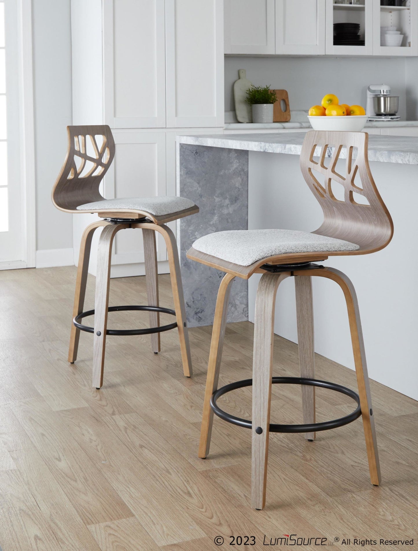 Majestic Office Furniture 26" Fixed-Height Counter Stool - Set of 2