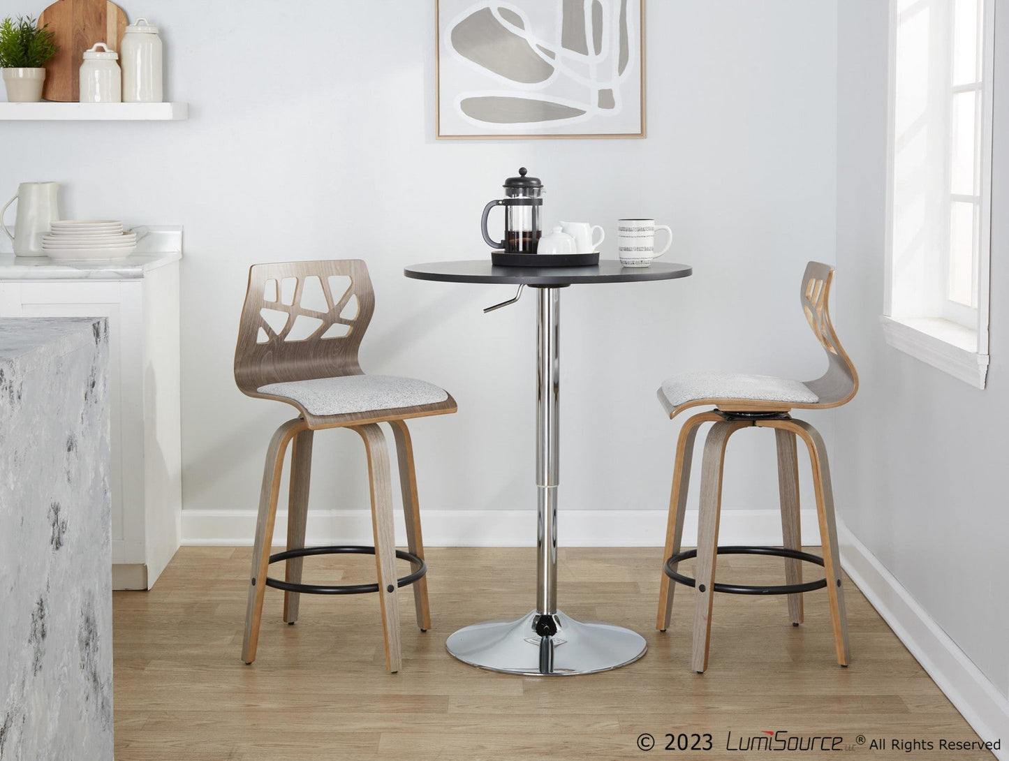 Majestic Office Furniture 26" Fixed-Height Counter Stool - Set of 2