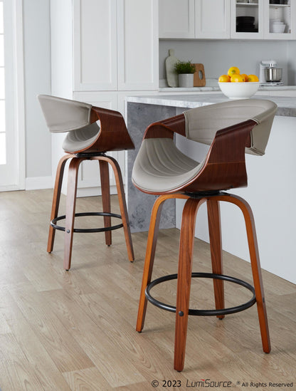 Majestic Office Furniture 26" Fixed-Height Counter Stool - Set of 2