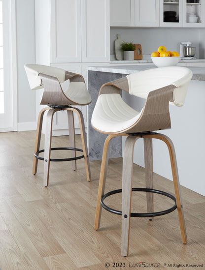 Majestic Office Furniture 26" Fixed-Height Counter Stool - Set of 2