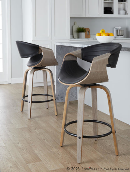 Majestic Office Furniture 26" Fixed-Height Counter Stool - Set of 2