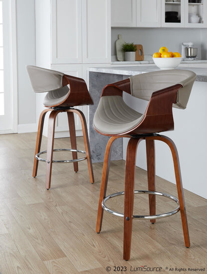 Majestic Office Furniture 26" Fixed-Height Counter Stool - Set of 2