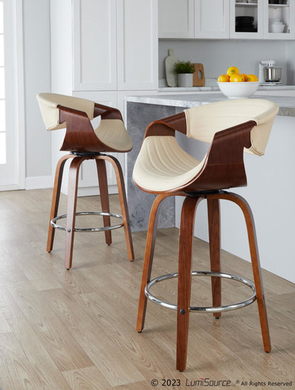 Majestic Office Furniture 26" Fixed-Height Counter Stool - Set of 2