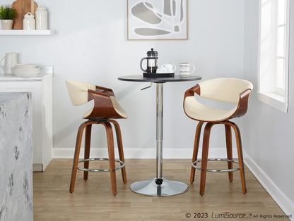 Majestic Office Furniture 26" Fixed-Height Counter Stool - Set of 2