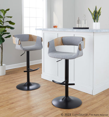 Majestic Office Furniture Adjustable Barstool - Set of 2