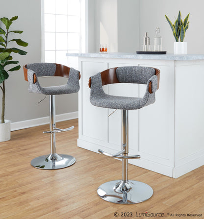 Majestic Office Furniture Adjustable Barstool - Set of 2