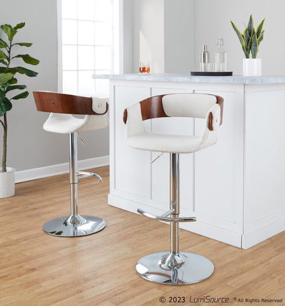 Majestic Office Furniture Adjustable Barstool - Set of 2