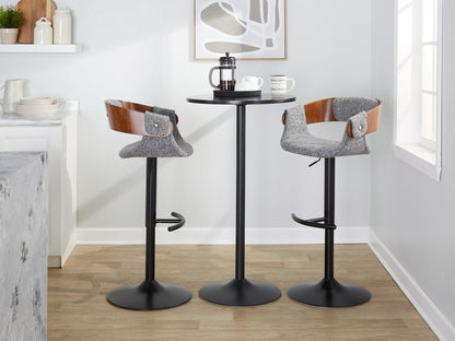 Majestic Office Furniture Adjustable Barstool - Set of 2