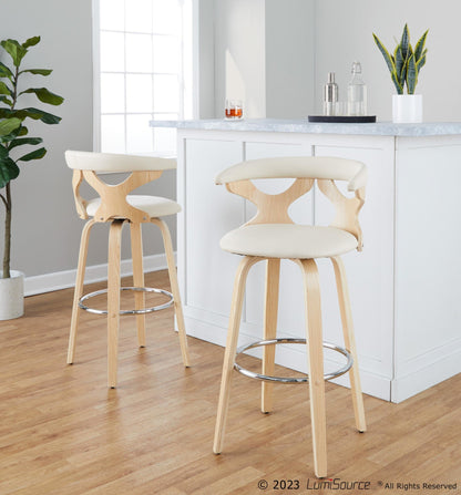 Majestic Office Furniture 30" Fixed-Height Barstool - Set of 2