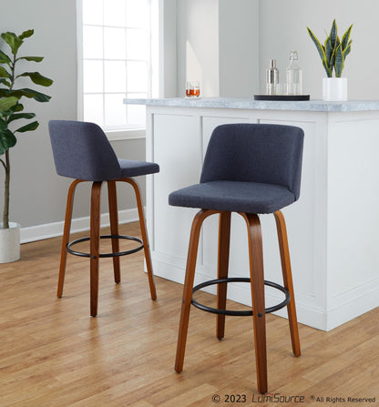 Majestic Office Furniture 30" Fixed-Height Barstool - Set of 2