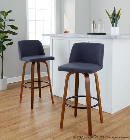 Majestic Office Furniture 30" Fixed-Height Barstool - Set of 2