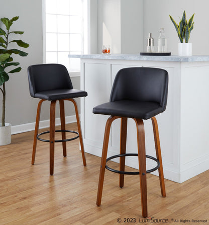 Majestic Office Furniture 30" Fixed-Height Barstool - Set of 2