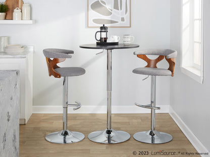 Majestic Office Furniture Adjustable Barstool - Set of 2