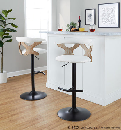 Majestic Office Furniture Adjustable Barstool - Set of 2