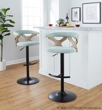 Majestic Office Furniture Adjustable Barstool - Set of 2