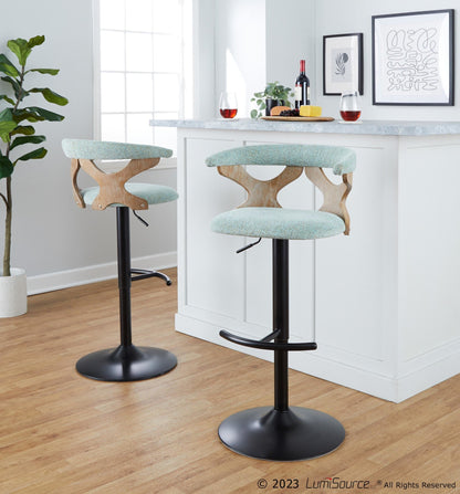 Majestic Office Furniture Adjustable Barstool - Set of 2