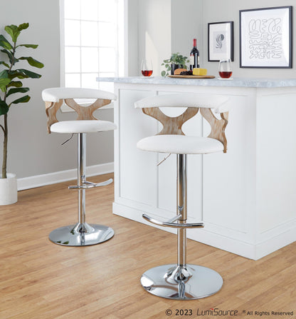 Majestic Office Furniture Adjustable Barstool - Set of 2