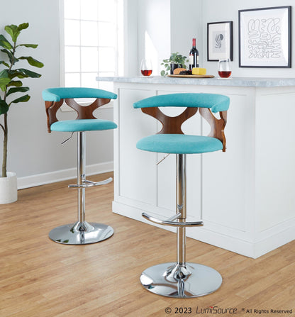 Majestic Office Furniture Adjustable Barstool - Set of 2