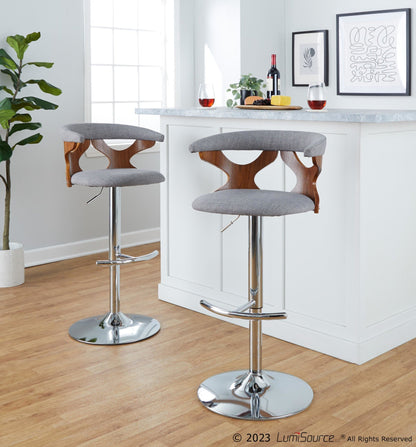 Majestic Office Furniture Adjustable Barstool - Set of 2